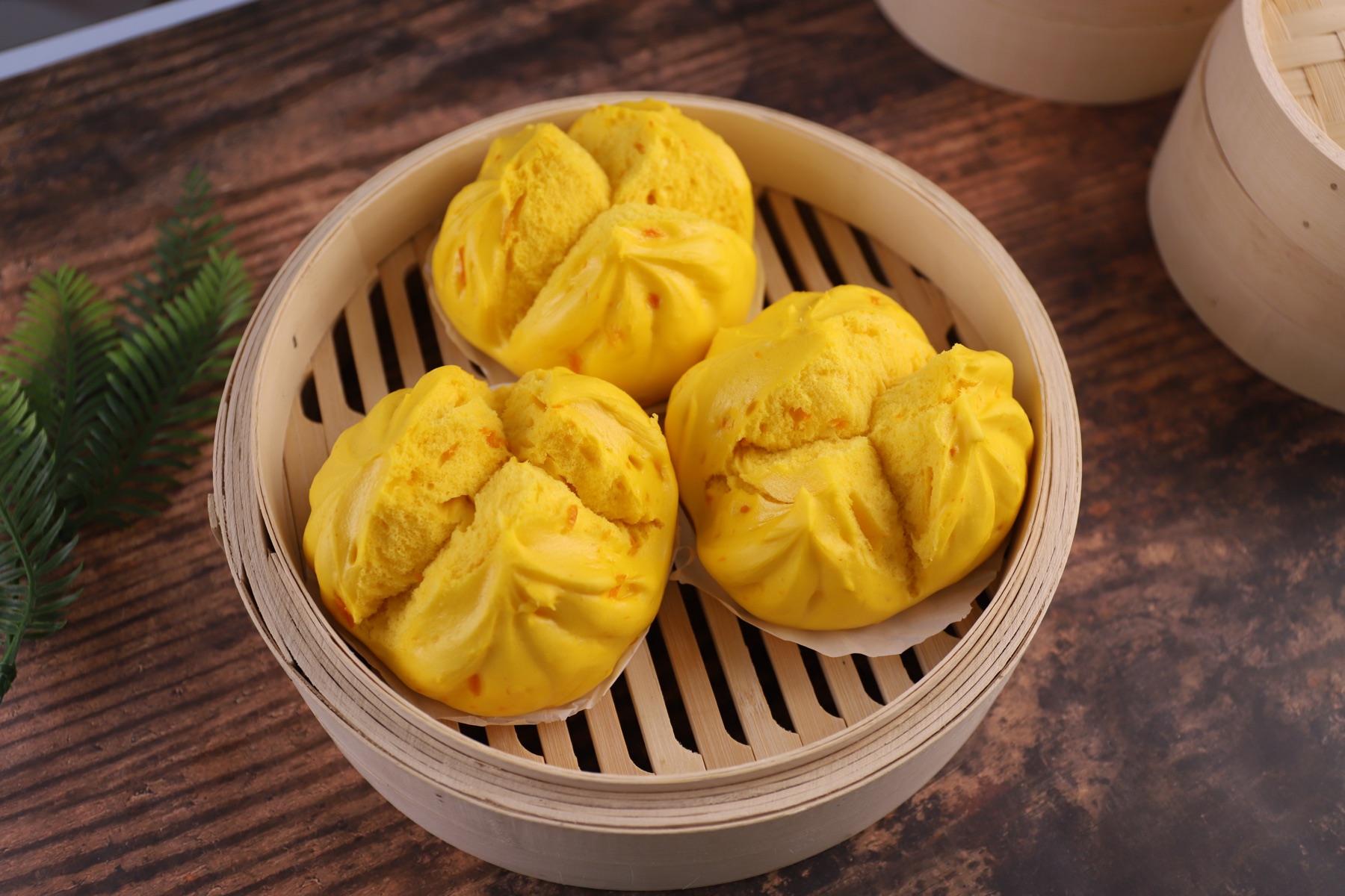 Pumpkin / Brown Sugar Steamed Bun